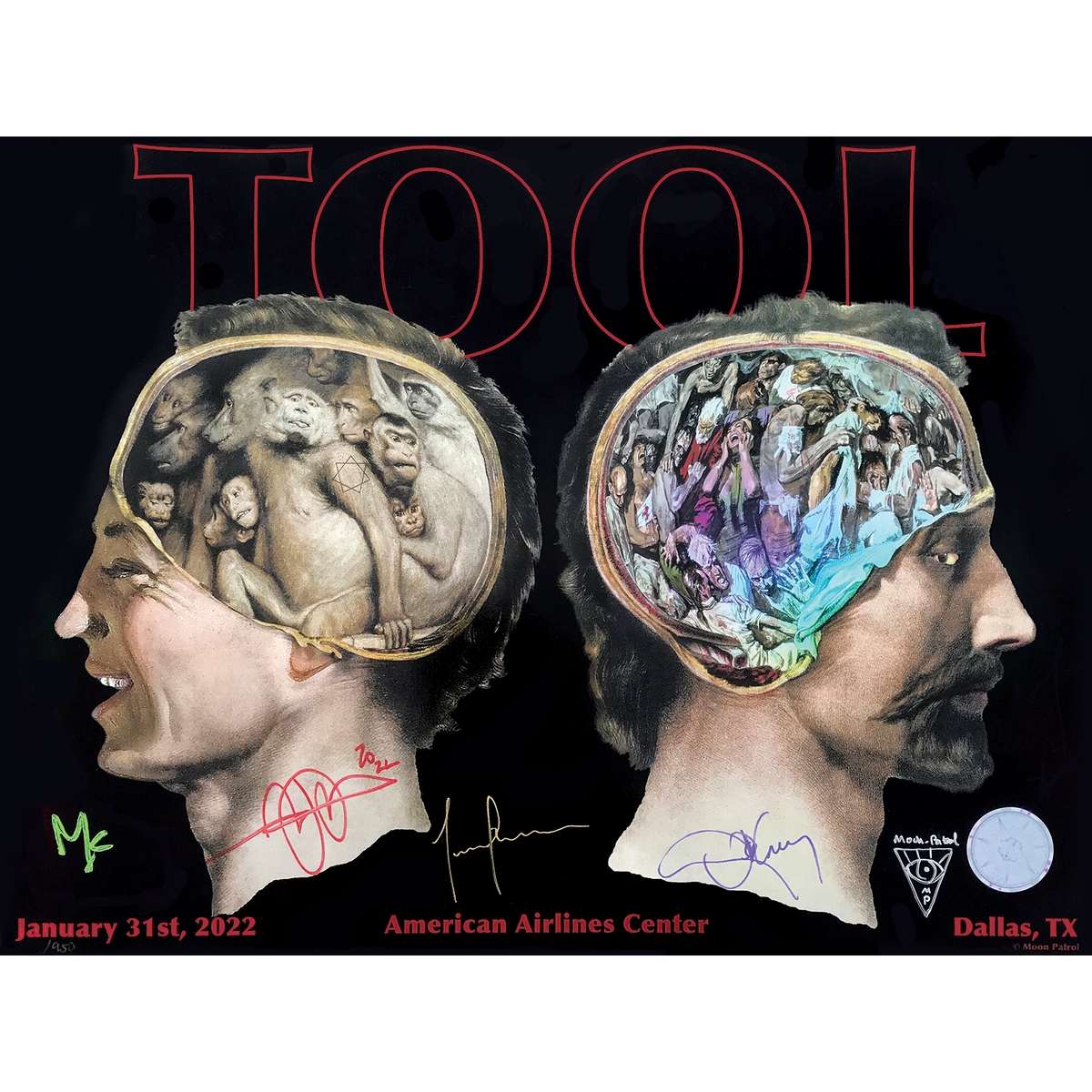 Moon Patrol x TOOL - Exclusive Remarqued Artist Edition of 40 - 18 x 24&quot;