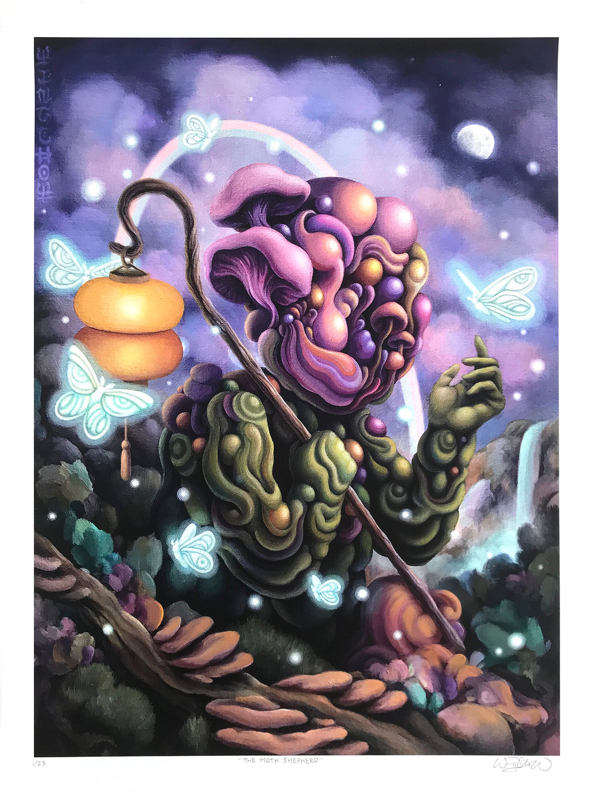 Wingchow &quot;Moth Shepherd&quot; - Archival Print, Limited Edition of 25 - 18 x 24&quot;