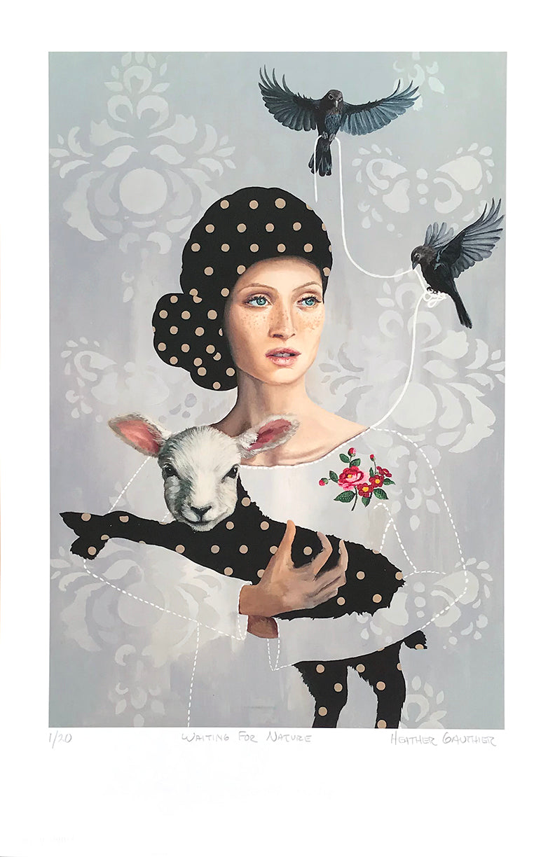 Heather Gauthier &quot;Waiting For Nature&quot; - Archival Print, Limited Edition of 20 - 11 x 17&quot;