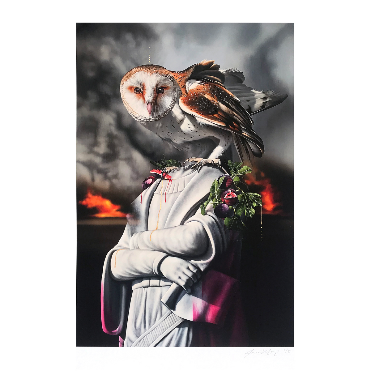 Josie Morway &quot;New Gardens&quot; - Hand-Embellished Edition of 5 - 12 x 17&quot;