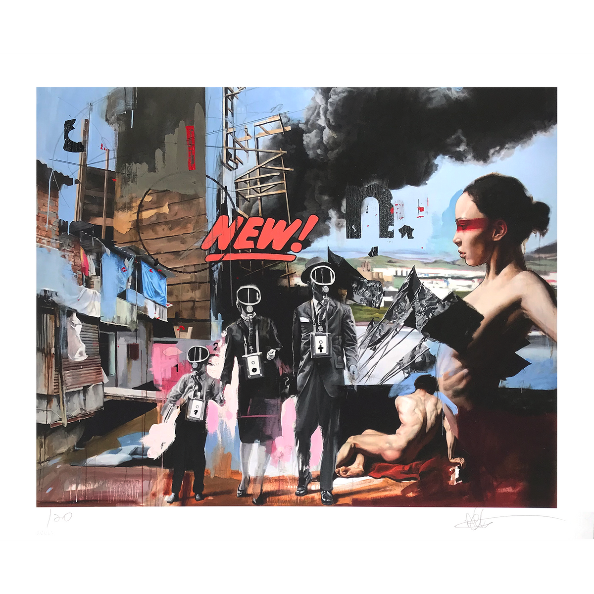 Adam Caldwell &quot;New!&quot; - Hand-Embellished Edition of 5 - 14 x 17&quot;