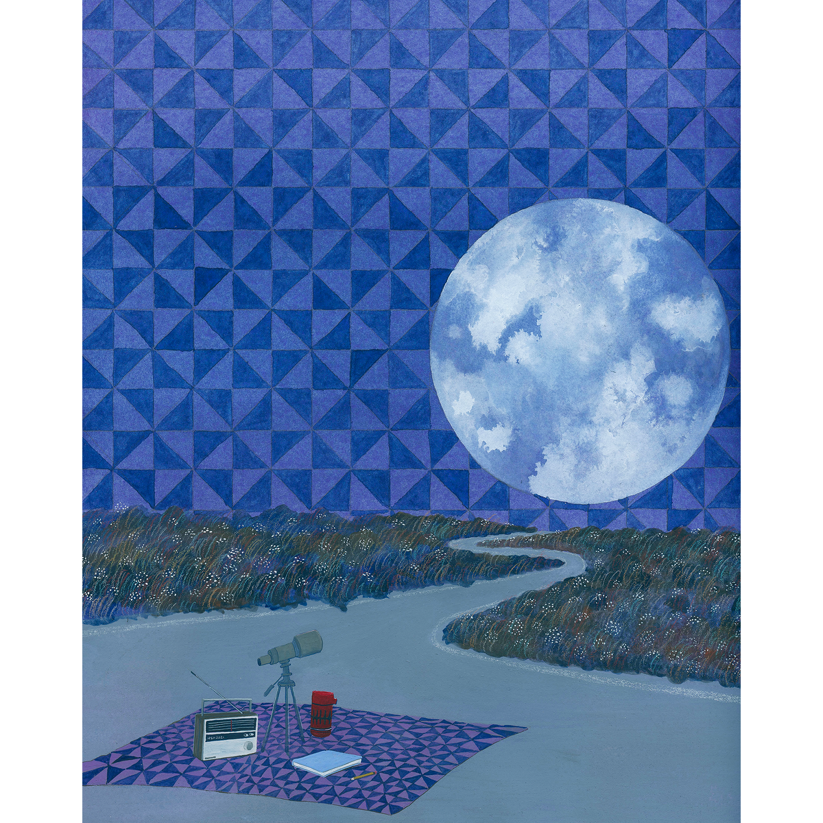 Heather Sundquist Hall &quot;You Have No Complaint&quot; - Original Gouache on Paper - 9 x 12&quot;