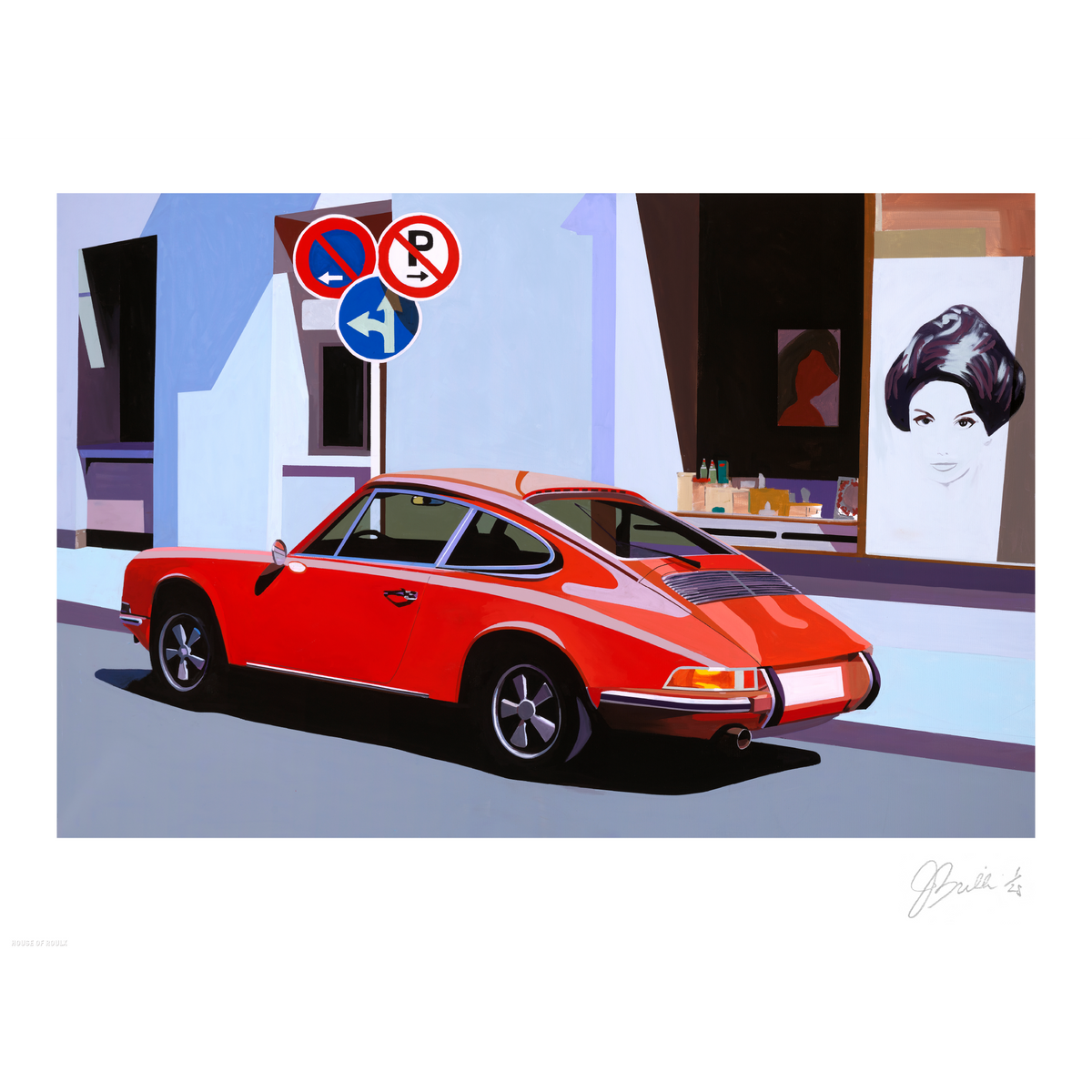 Jessica Brilli &quot;No Parking&quot; - Archival Print, Limited Edition of 25 - 18 x 24&quot;