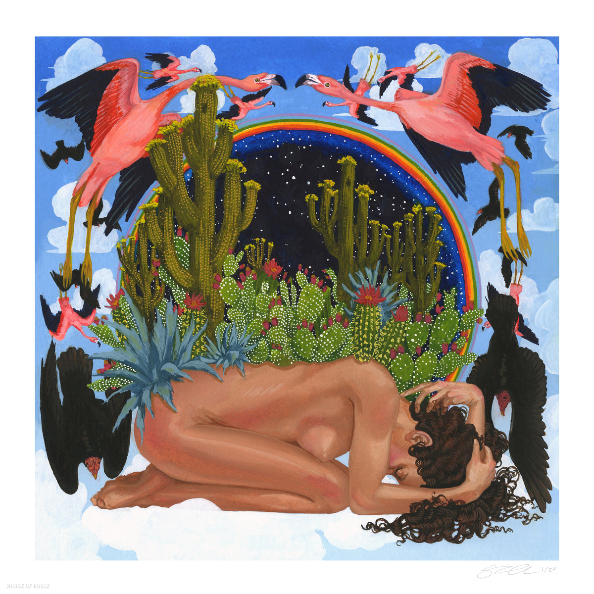 Shannon Taylor &quot;Oasis&quot; - Archival Print, Limited Edition of 20 - 17 x 17&quot;