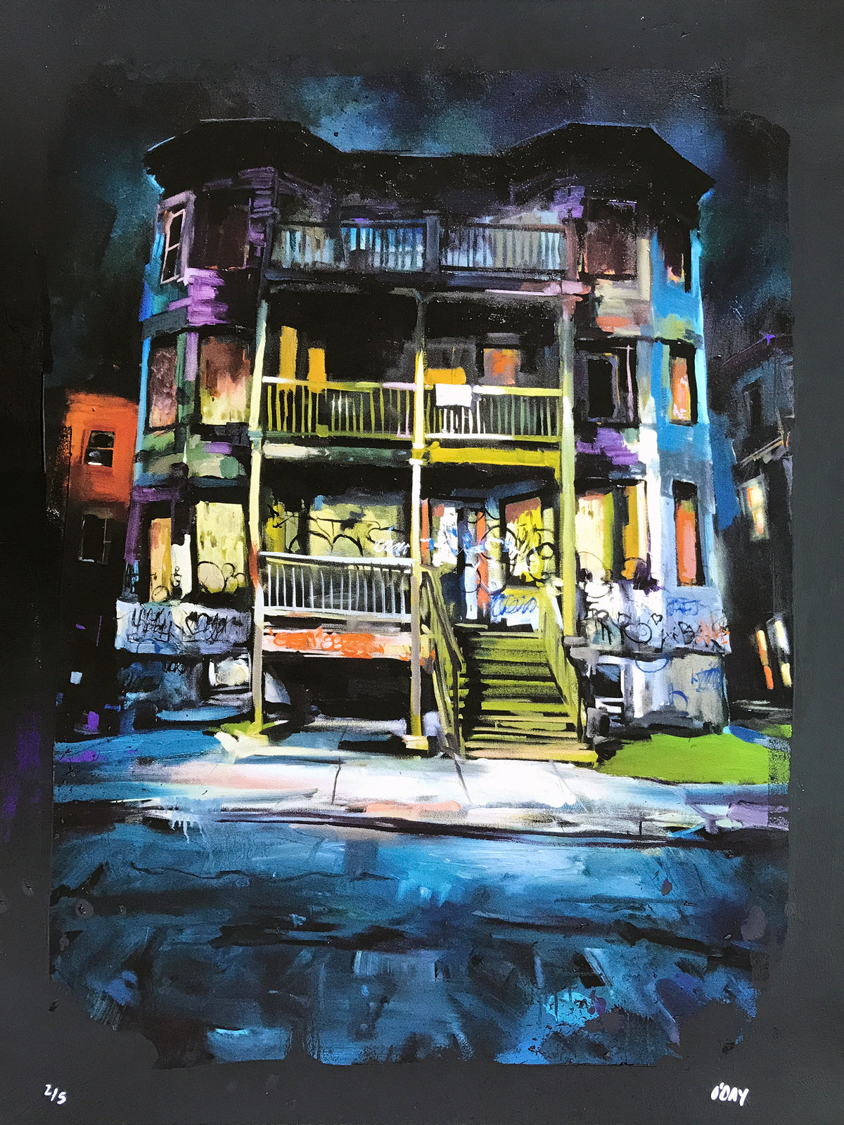 Adam J. O&#39;Day &quot;What Once Was&quot; - Hand-Embellished Archival Print, #2/5 - 18 x 24&quot;