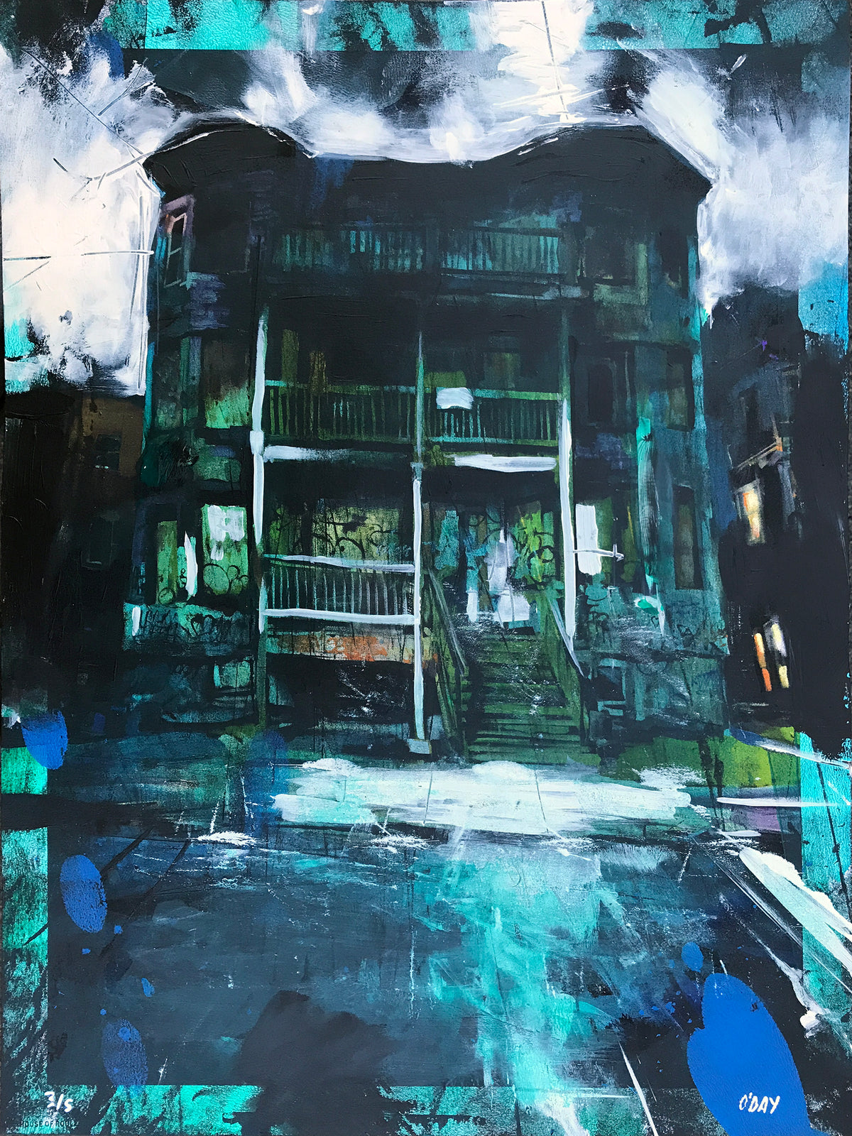 Adam J. O&#39;Day &quot;What Once Was&quot; - Hand-Embellished Archival Print, #3/5 - 18 x 24&quot;