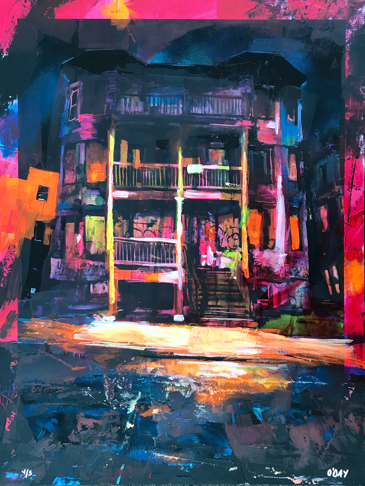 Adam J. O&#39;Day &quot;What Once Was&quot; - Hand-Embellished Archival Print, #4/5 - 18 x 24&quot;