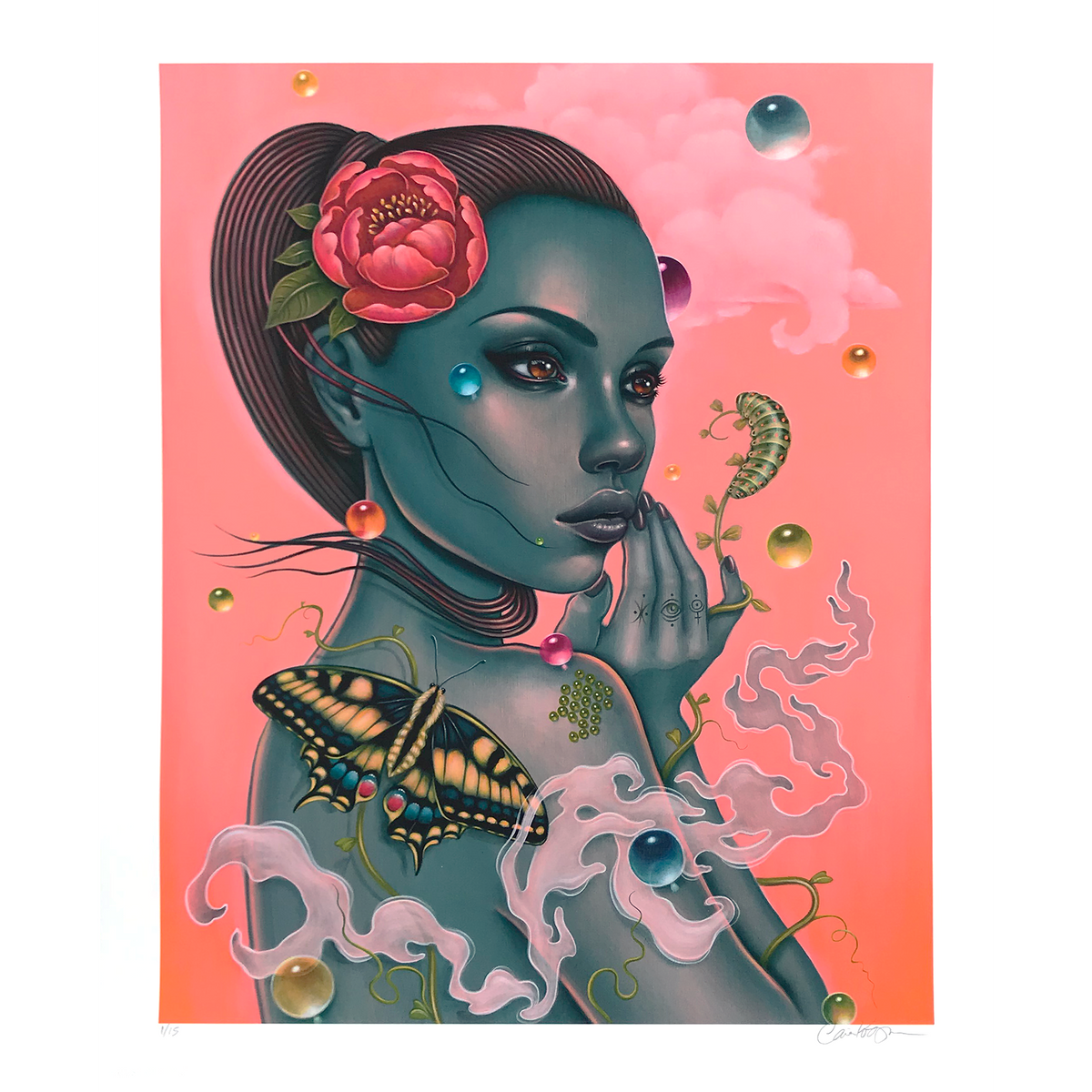 Caia Koopman &quot;Off World&quot; - Hand-Embellished Edition of 15 - 14 x 17&quot;