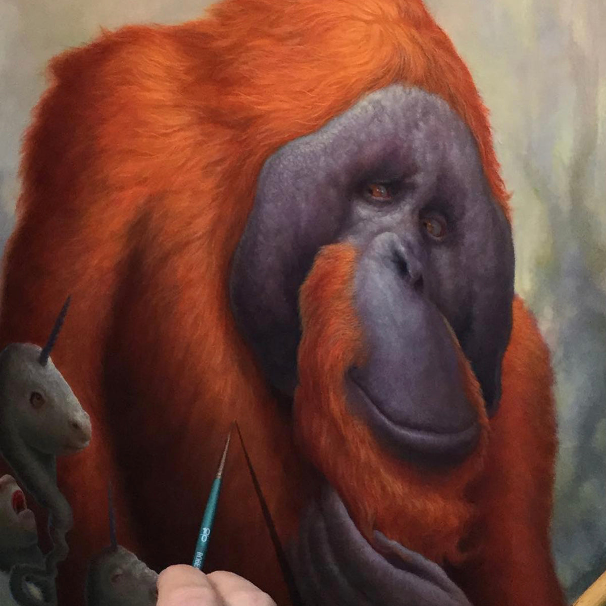 Chris Leib &quot;Origin of Dreams&quot; - Hand-Embellished Edition of 5 - 12 x 12&quot;