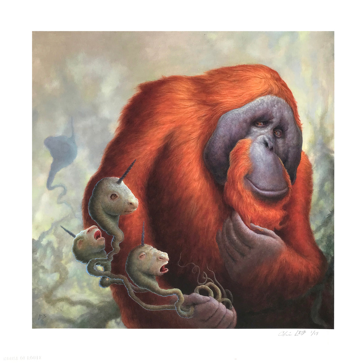 Chris Leib &quot;Origin of Dreams&quot; - Archival Print, Limited Edition of 15 - 12 x 12&quot;