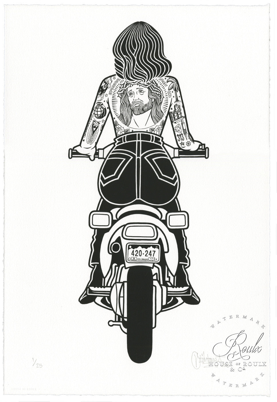 Mike Giant &quot;She Keeps Passin&#39; Me By&quot; - Limited Edition, Archival Print - 13 x 19