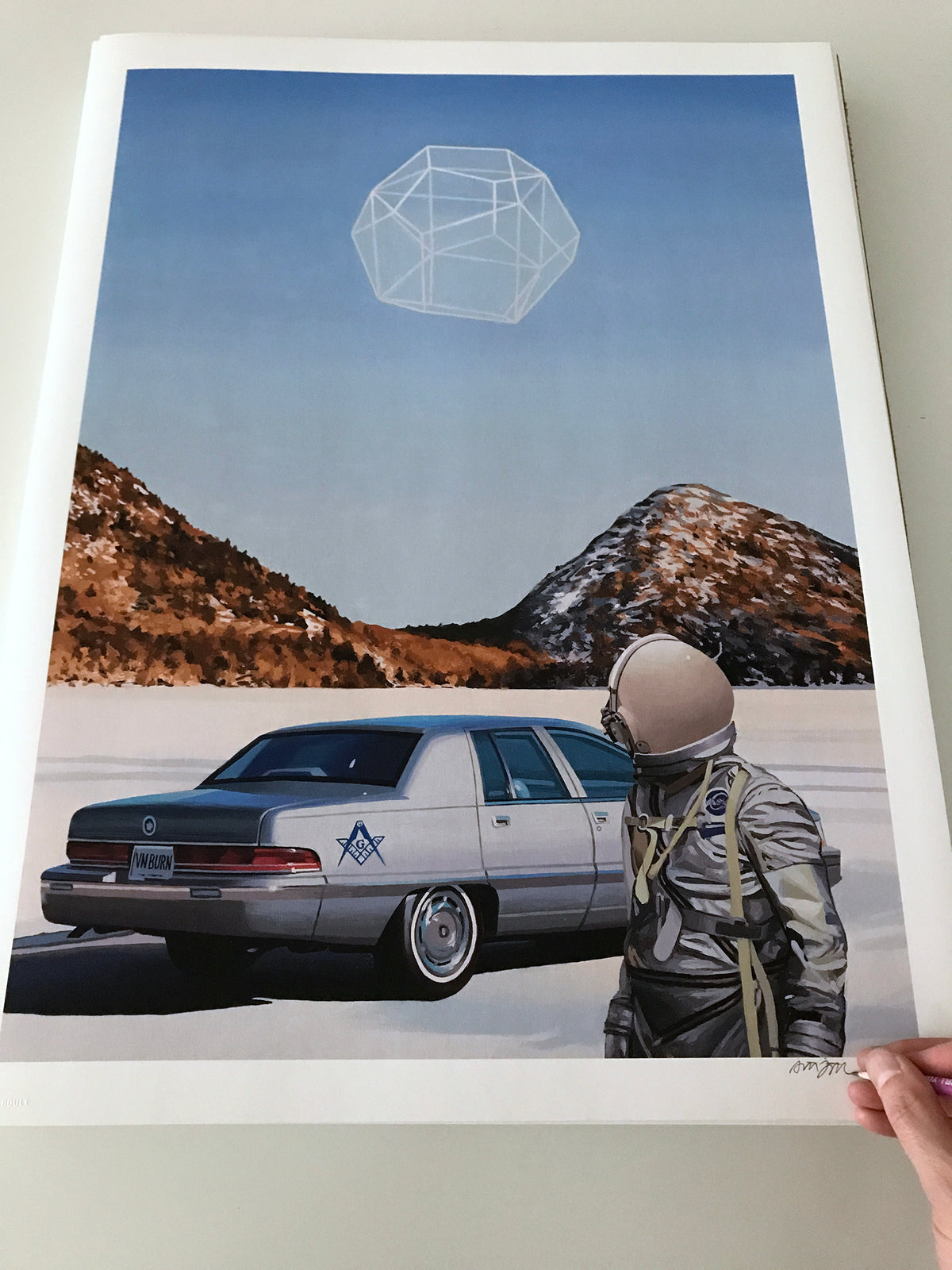 Scott Listfield &quot;Winter Moon&quot; - Archival Print, Limited Edition of 50 - 18 x 24&quot;