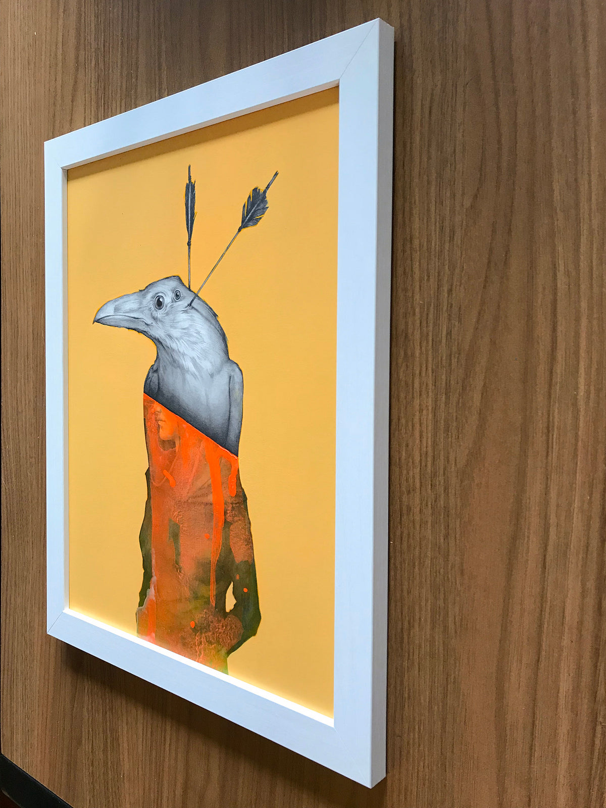 Matt Byle &quot;Evolution&quot; - Original Painting, Framed - 15.5 x 12.5 x .5&quot;