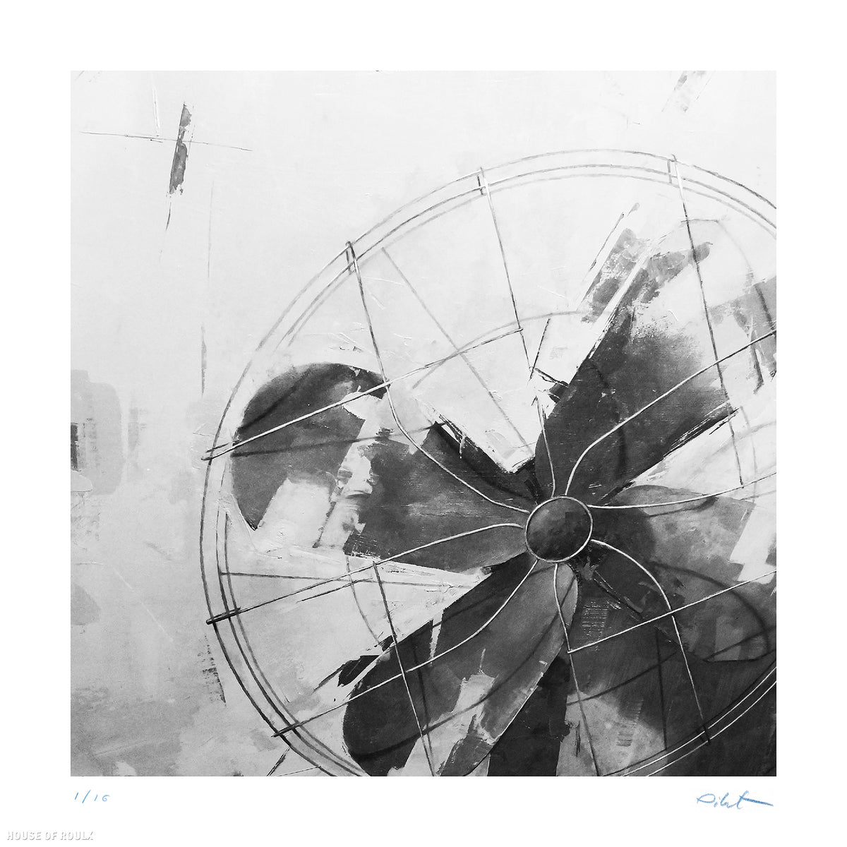 Agnieszka Pilat &quot;Breezy (Mono)&quot; - Archival Print, Limited Edition of 16 - 12 x 12&quot;