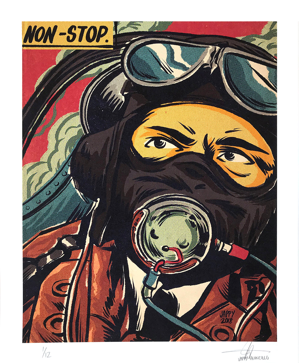 Jappy Agoncillo &quot;Non-Stop&quot; - Archival Print, Limited Edition of 12 - 13 x 17&quot;