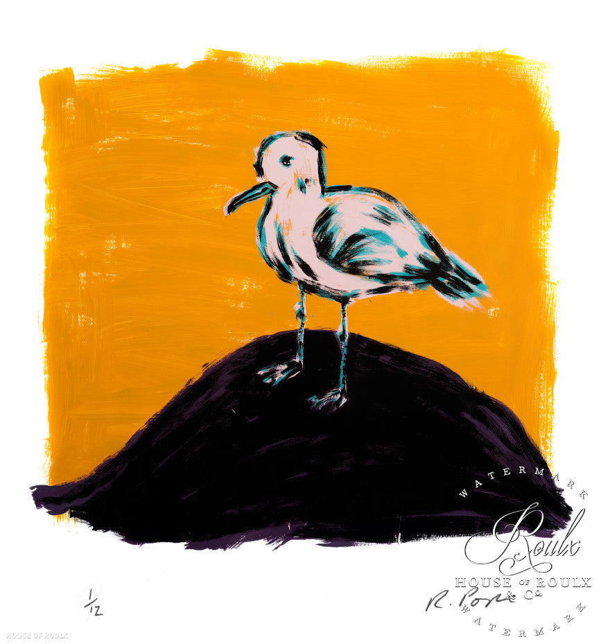 Russ Pope &quot;Pink Gull&quot; - Limited Edition, Archival Print