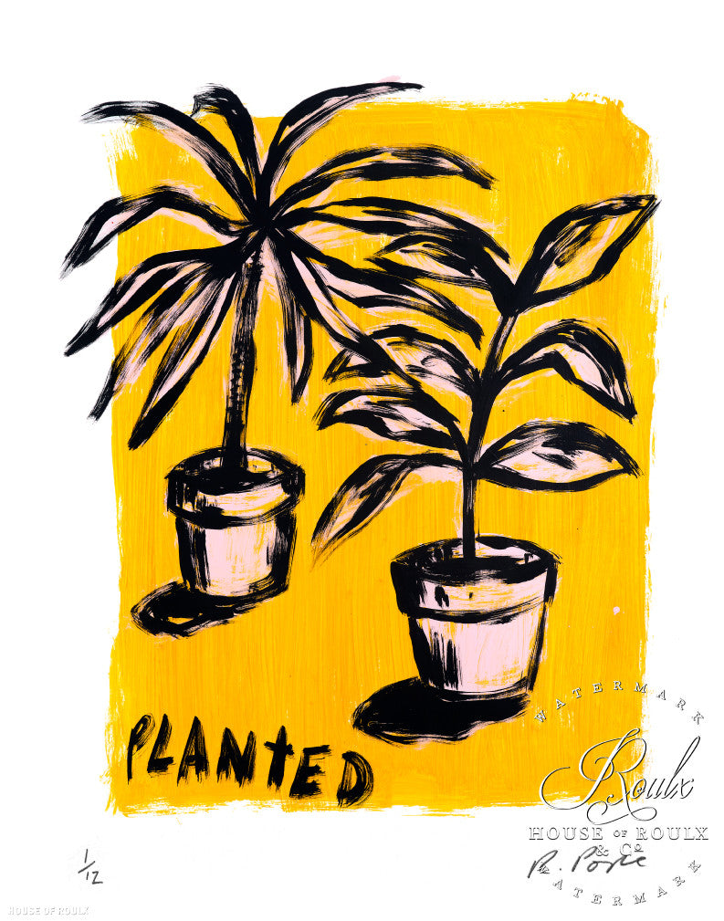 Russ Pope &quot;Planted&quot; - Archival Print, Limited Edition of 12, 11 x 14&quot;