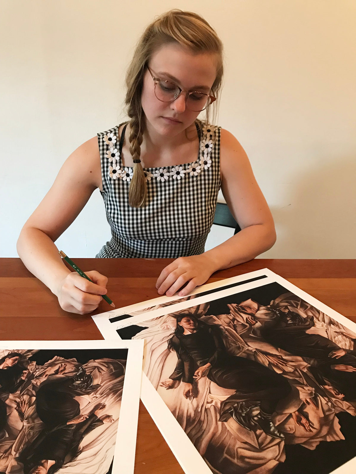 Michelle Avery Konczyk - &quot;To Wilt is to Wait&quot;- Archival Print, Limited Edition of 20 - 12 x 12&quot;