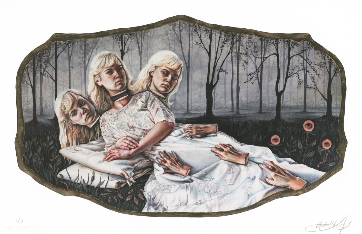 Michelle Avery Konczyk - &quot;Queen of the Forest&quot;- Archival Print, Embellished Edition of 5 - 11 x 17&quot;