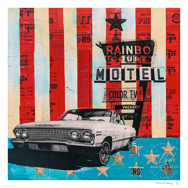 Robert Mars &quot;Rainbo Motel&quot; - Limited Edition, Archival Print