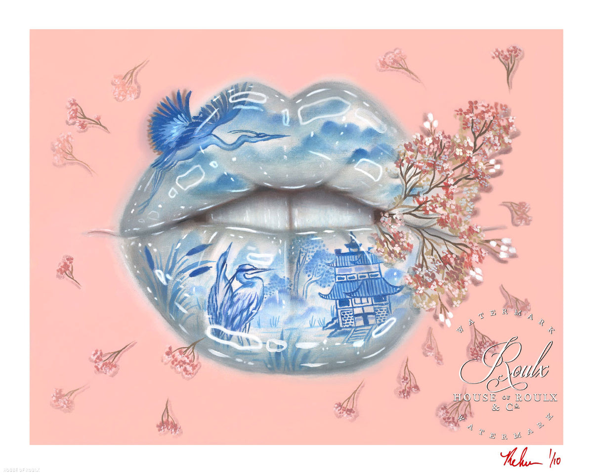 Relm &quot;Her Lips&quot; - Limited Edition, Archival Print - 16 x 20 Inches