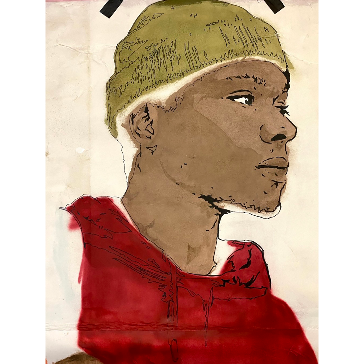 Chris Stain &quot;Riding This One Out&quot; - Hand-Embellished Edition of 15 - 14 x 17&quot;