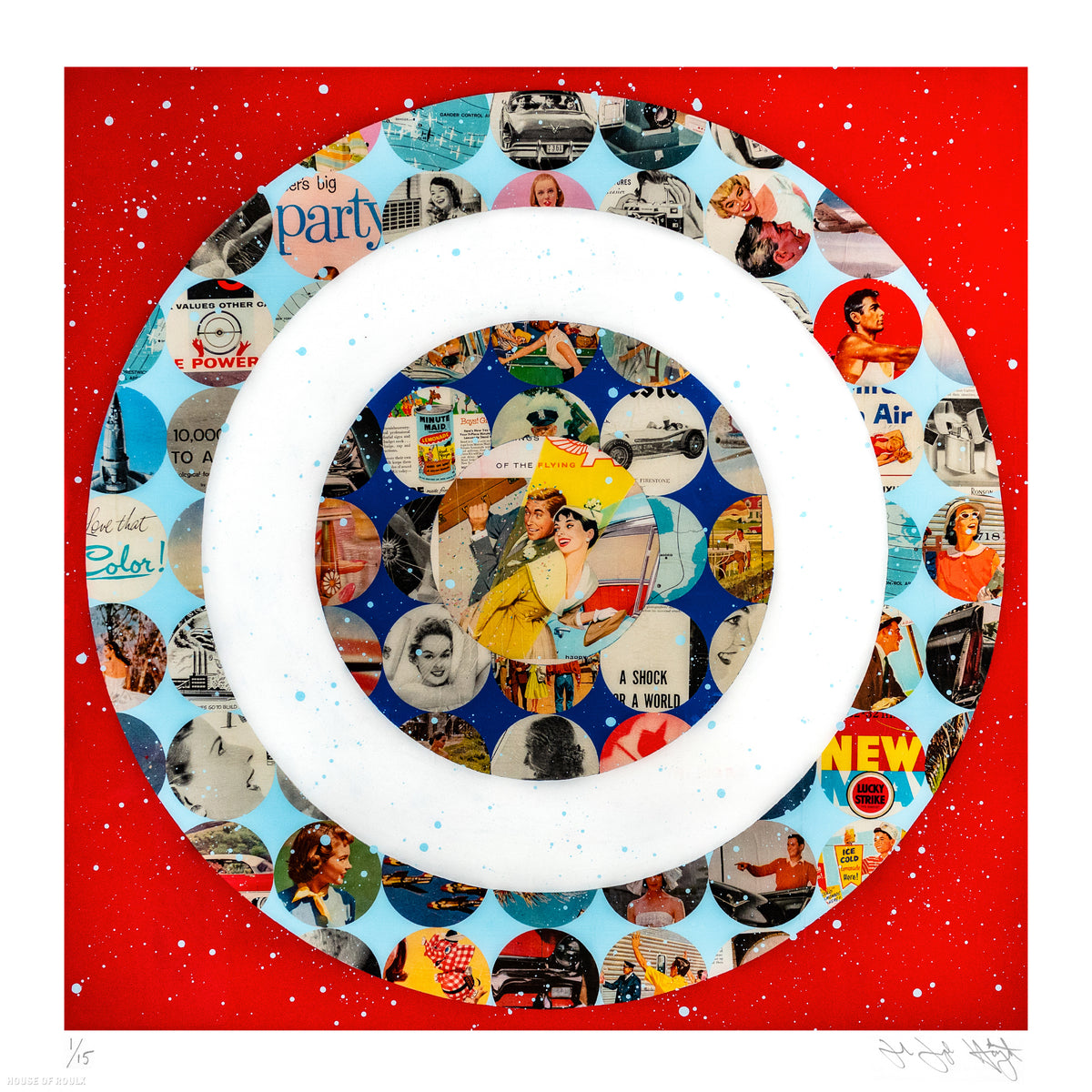 John Joseph Hanright - &quot;Rock, Paper, Scissors&quot; - Archival Print, Limited Edition of 15 - 17 x 17&quot;