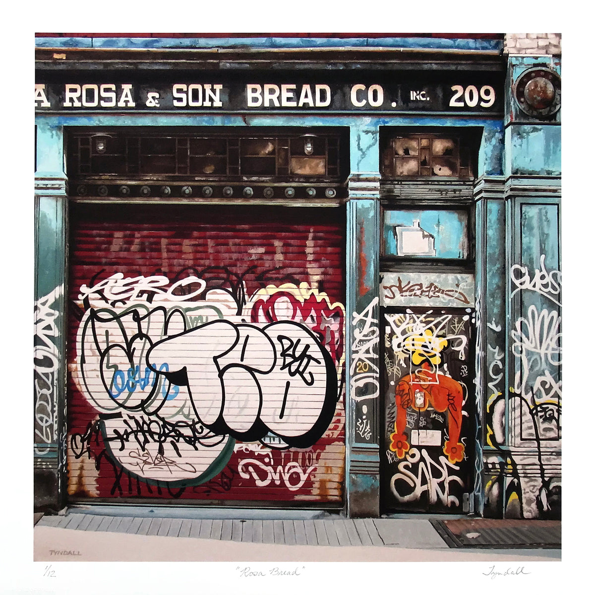 David Tyndall - &quot;Rosa Bread&quot; - Archival Print, Limited Edition of 12 - 17 x 17&quot;