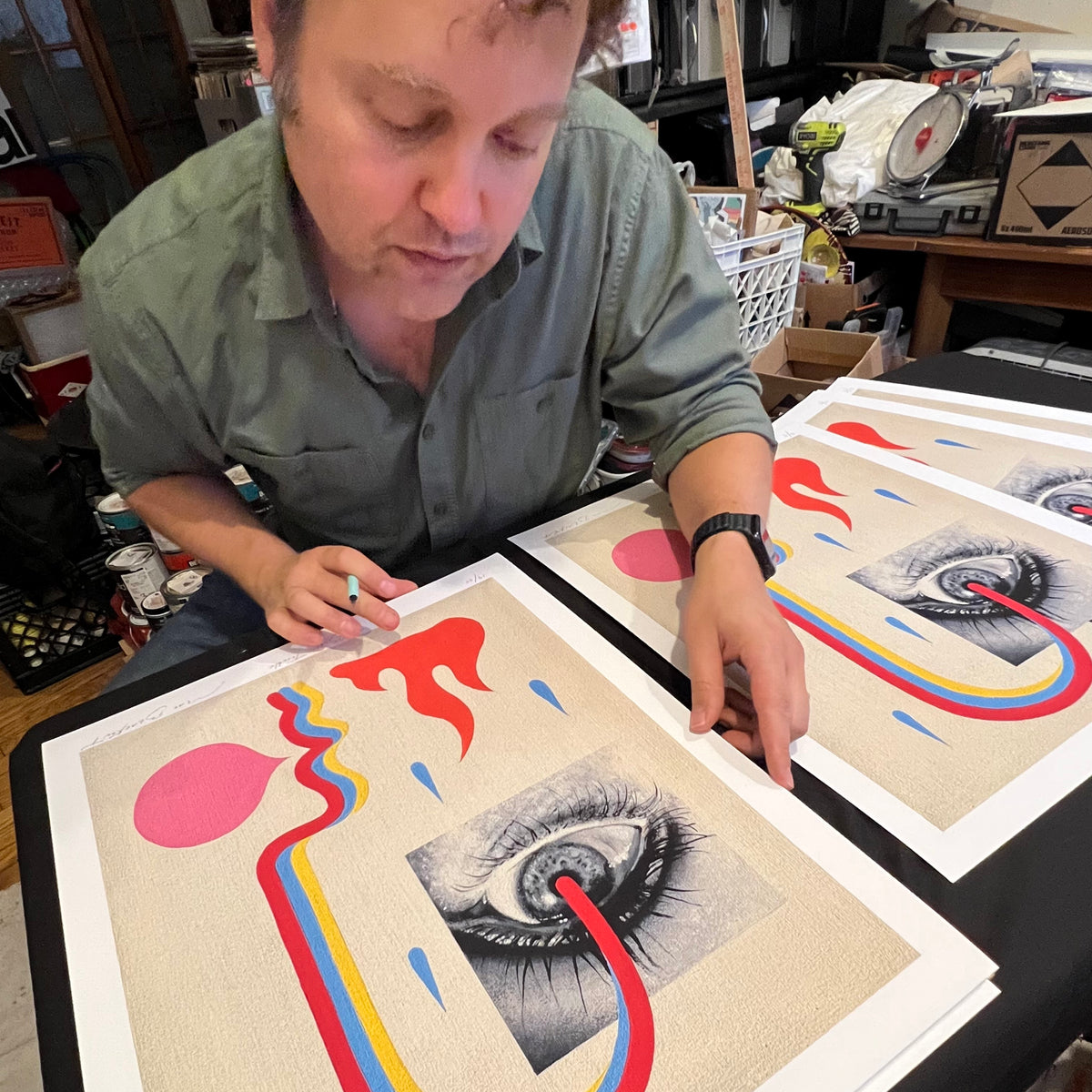 Mac Blackout &quot;Bubble Trouble&quot; - Archival Print, Limited Edition of 20 - 16 x 20&quot;