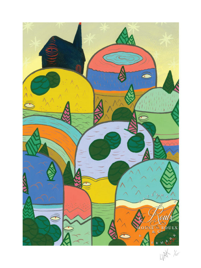 LURK &quot;That One Scary House on the Hill&quot; - Limited Edition, Archival Print