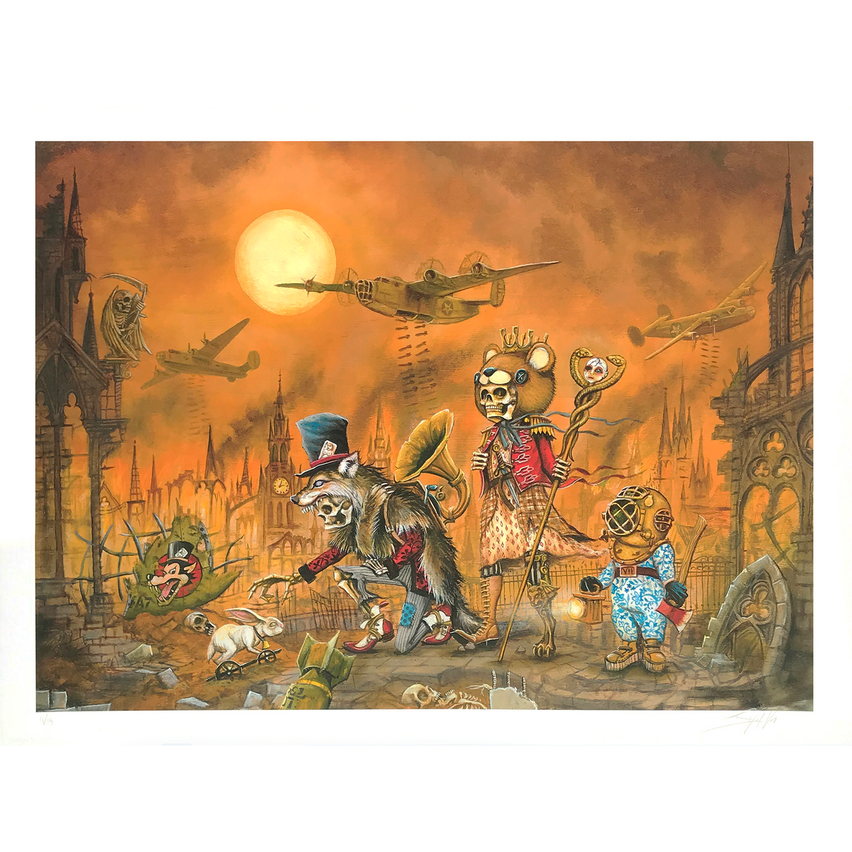 Joe Vollan - &quot;Summer Scavengers&quot; - Archival Print, Limited Edition of 15 - 18 x 24&quot;