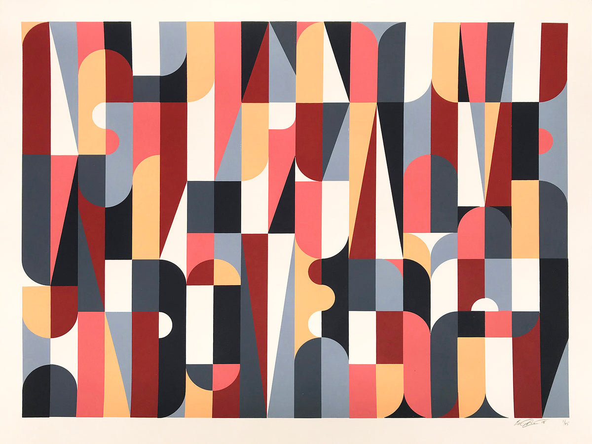 Scott Albrecht &quot;Collective Individual (Colorway C)&quot; - 6 Color Screen Print, Edition of 15 - 18 x 24&quot;