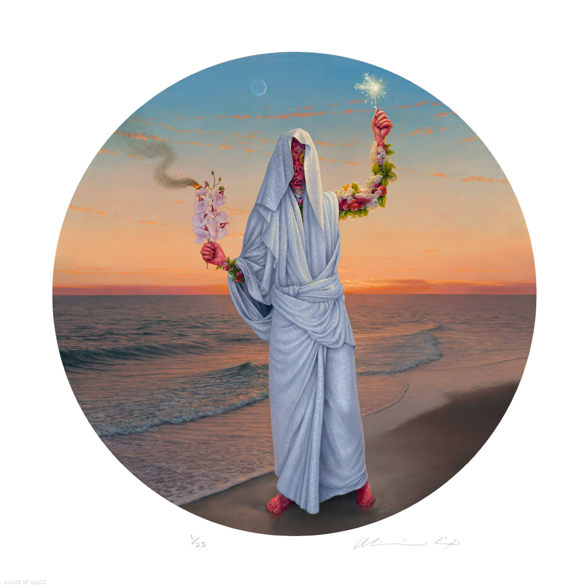 Adrian Cox &quot;The Great Seamstress...&quot; - Archival Print, Limited Edition of 25 - 17 x 17&quot;