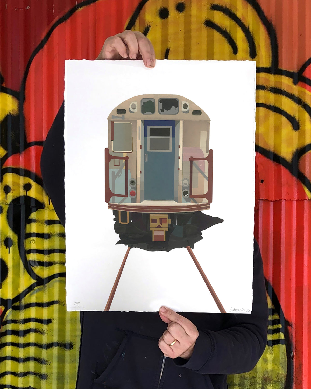 Greg Lamarche &quot;Brooklyn Scrap Yard, 1990&quot; - Archival Print, Limited Edition of 15 - 16 x 20&quot;