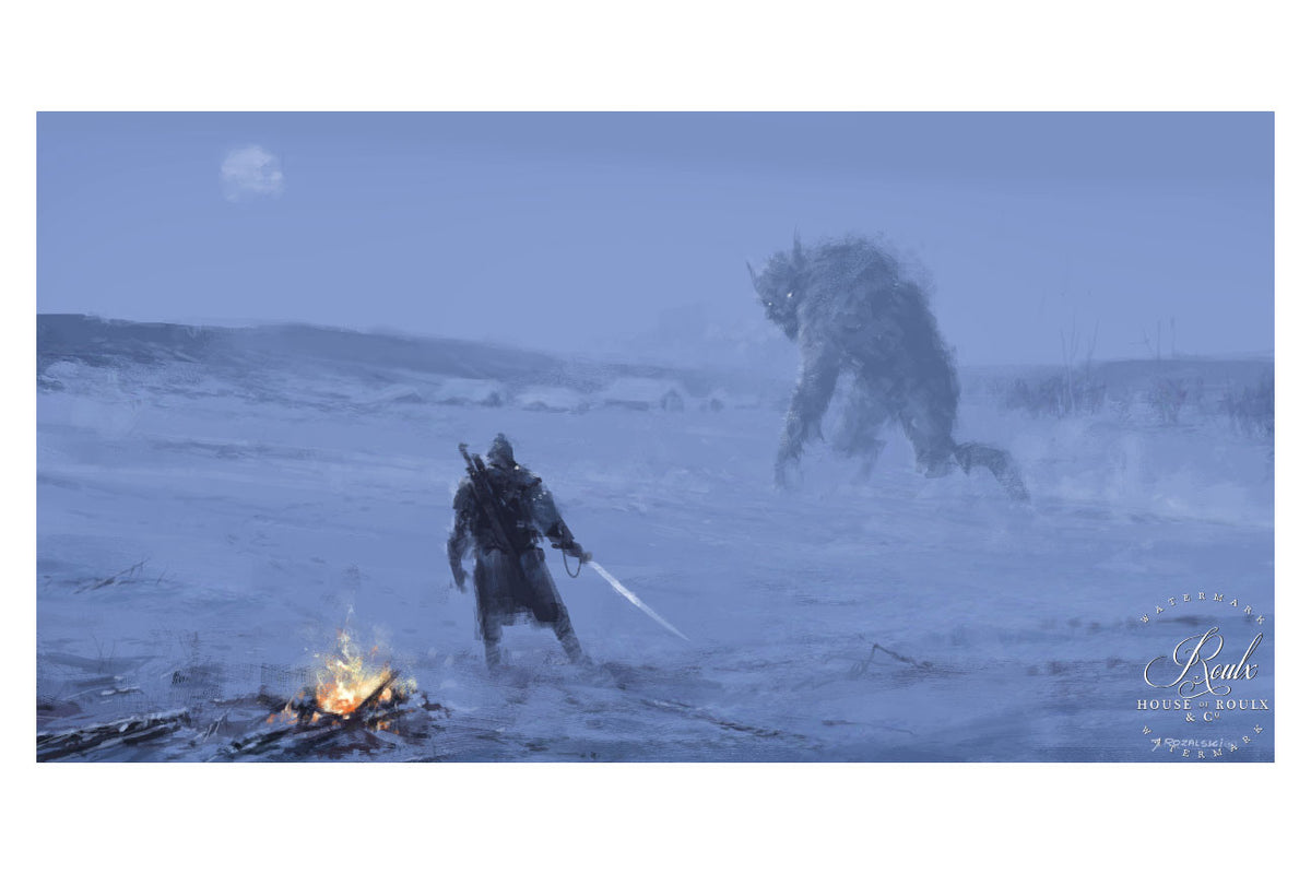 Mr. Werewolf (Jacob Rozalski) &quot;Silent Night&quot; - Fine Art Print