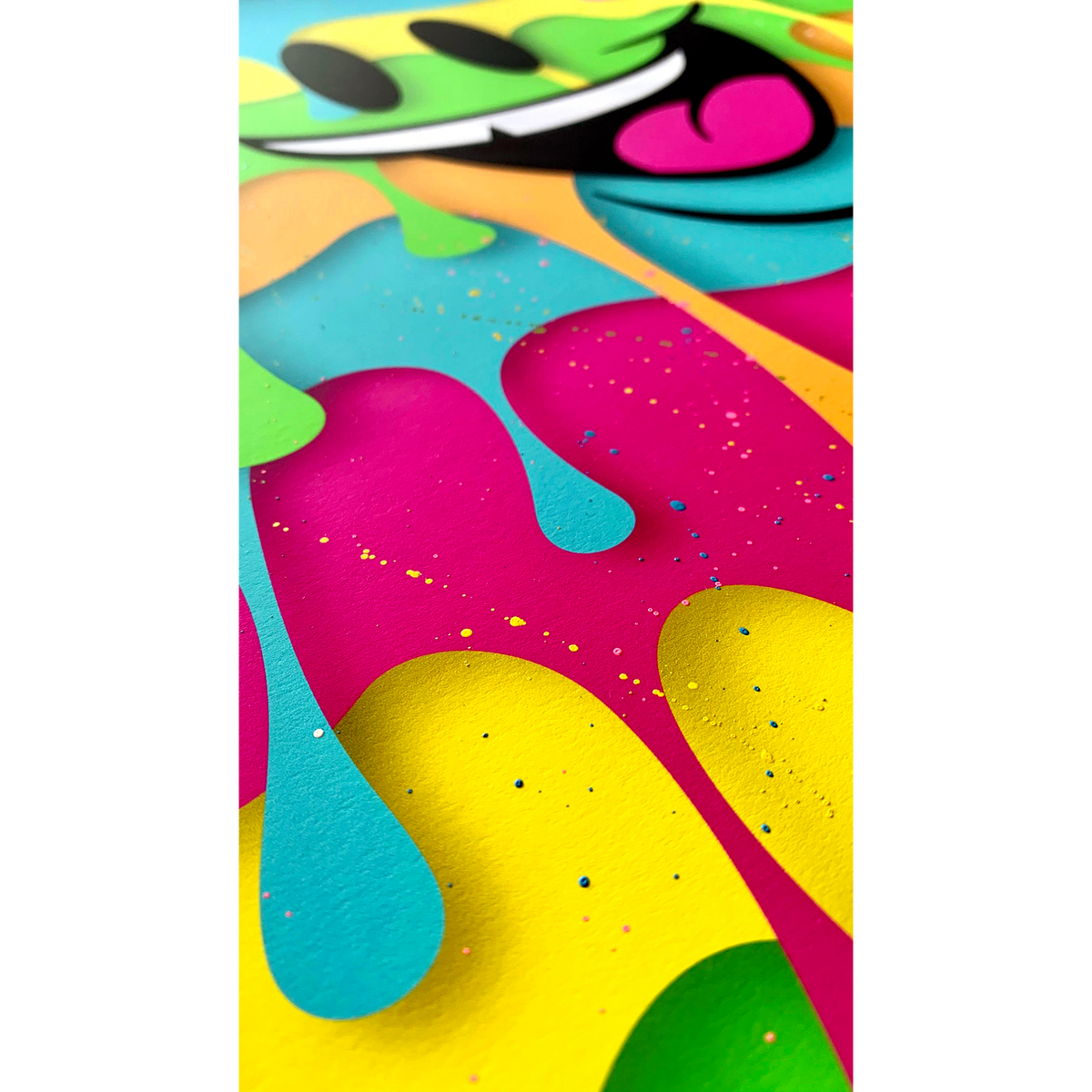 SKET-ONE &quot;Drip Phase&quot; - Hand-Embellished Edition of 15 - 16 x 24&quot;