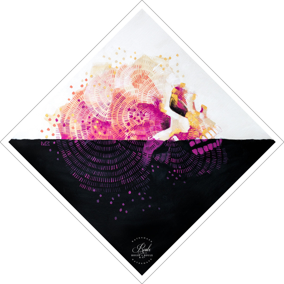 Michael Cain / Gnashing Teeth &quot;Sinking (with Pink)&quot; - Archival Print