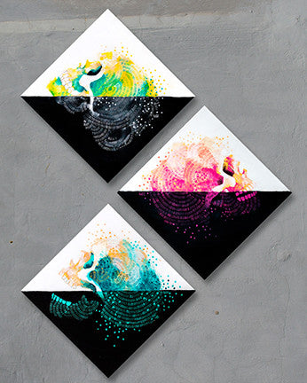 Michael Cain / Gnashing Teeth &quot;Sinking (with Yellow)&quot; - Archival Print