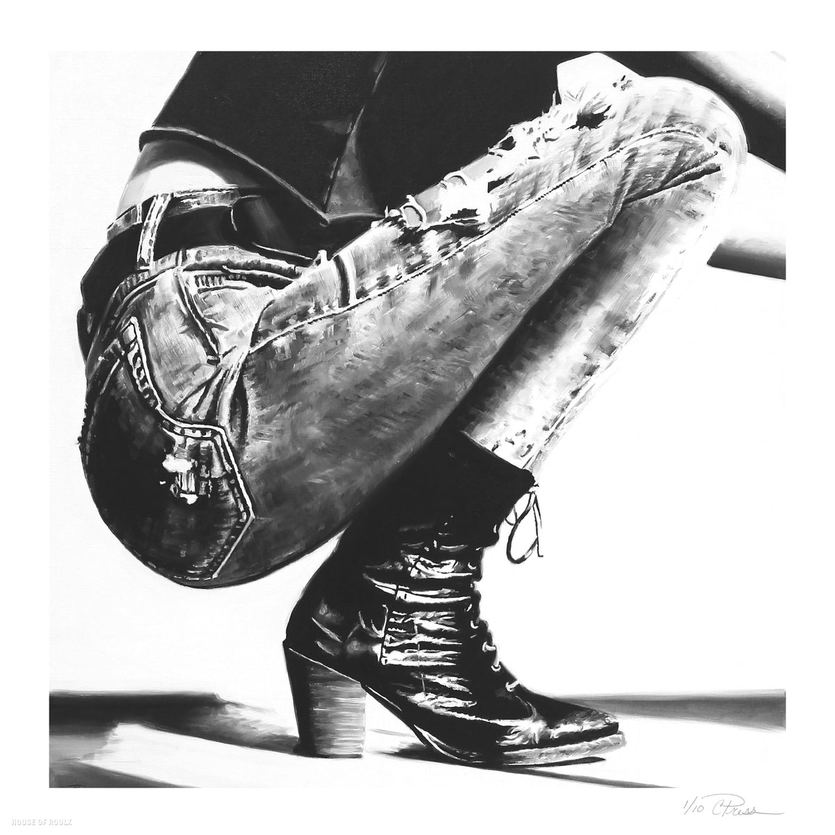 Cindy Press &quot;The Space Between&quot; - Archival Print, Limited Edition of 10 - 17 x 17&quot;