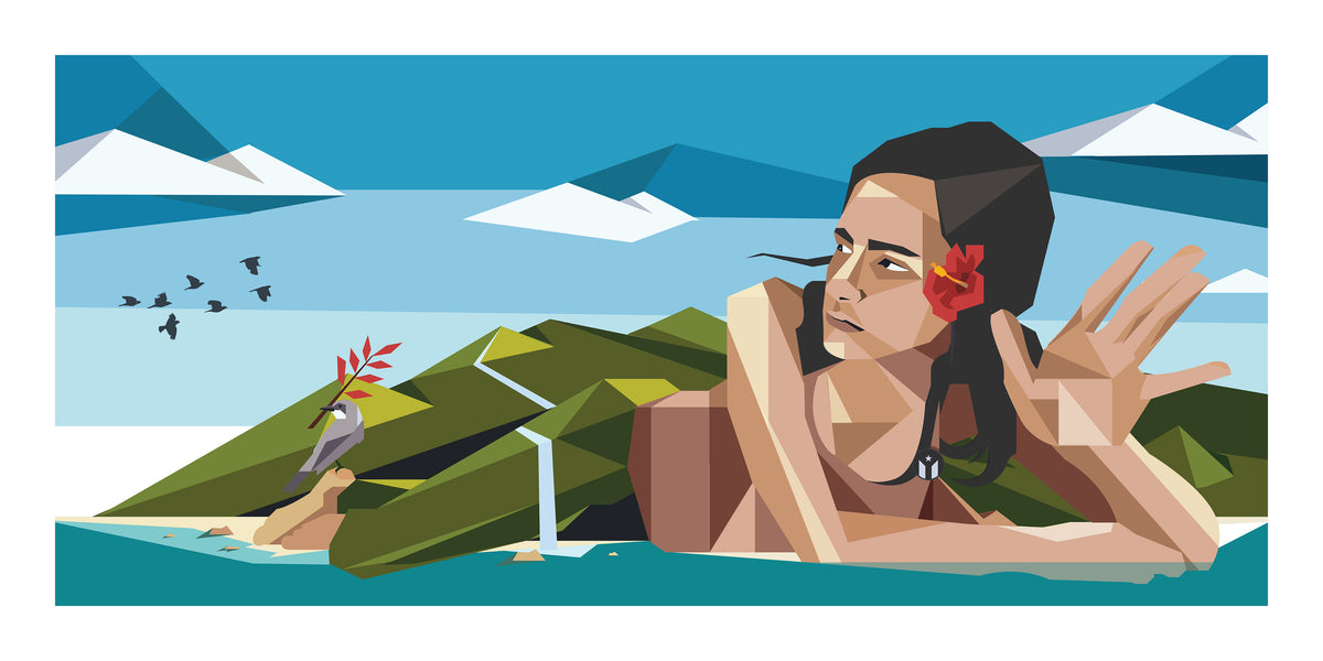 Spear Torres &quot;La Isla&quot; - Archival Print, Limited Edition of 12 - 12 x 24&quot;