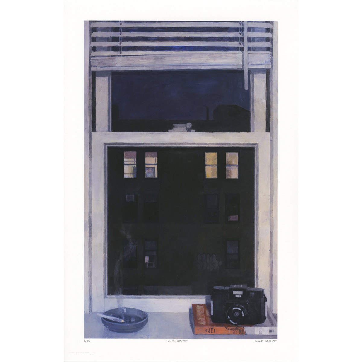 Mike Howat &quot;Rear Window&quot; - Archival Print, Limited Edition of 15 - 11 x 17&quot;