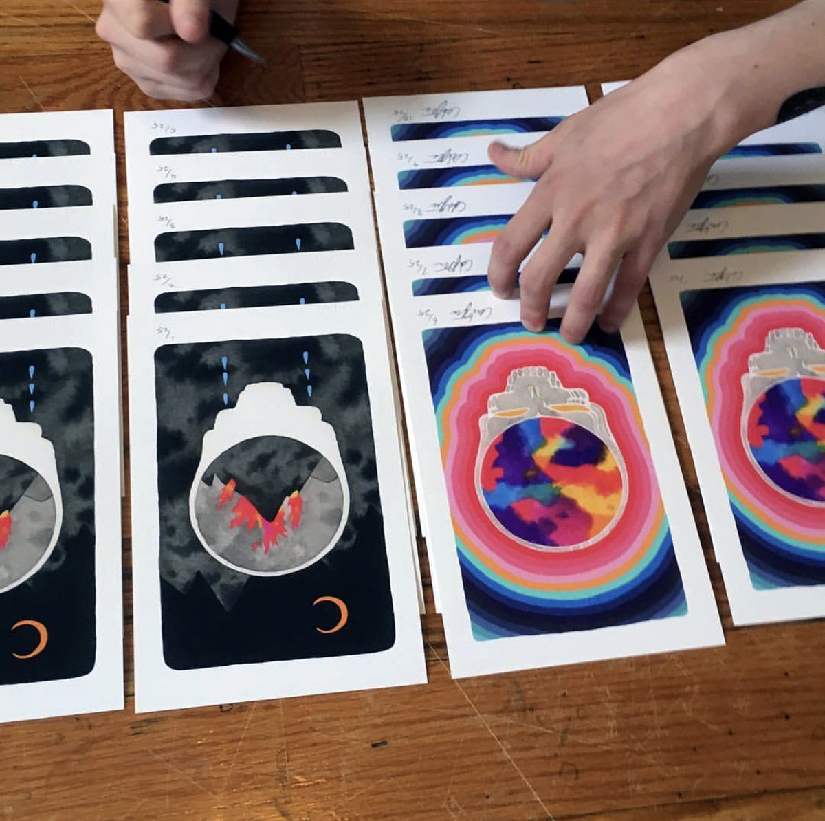 Graham Yarrington &quot;Stealie&quot; - Limited Edition, 2 x Archival Print Set - 6 x 9&quot; Each