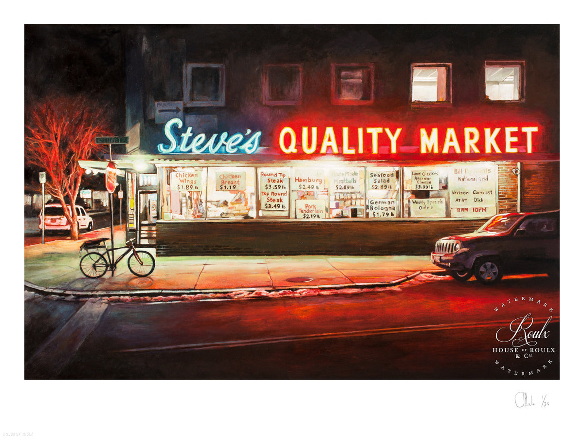 Andrew Houle &quot;Steve&#39;s Quality Market - Salem, MA&quot; - Limited Edition, Archival Print