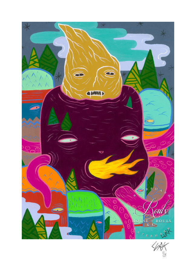LURK &quot;Strange Things in the Mountain&quot; - Limited Edition, Archival Print