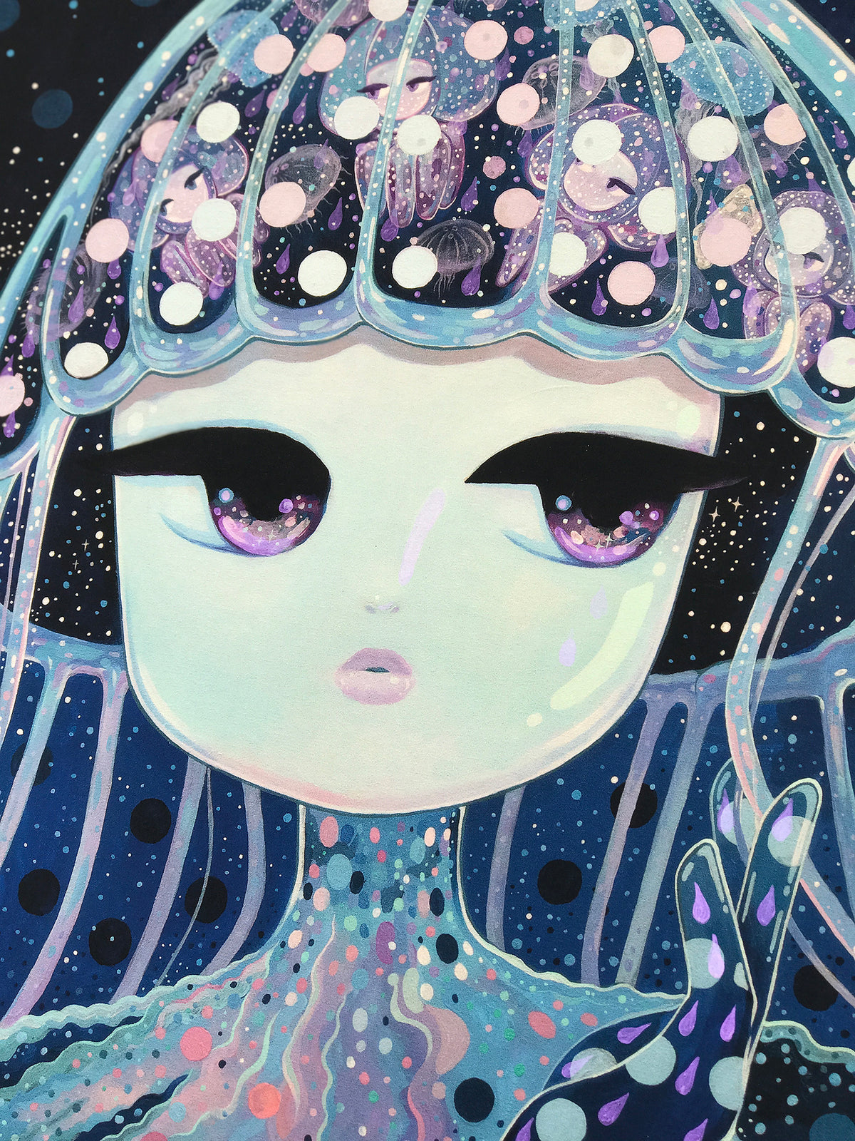 Stickymonger &quot;Sugar Water&quot; - Hand-Embellished Unique Print, #1/5 - 16 x 24&quot;