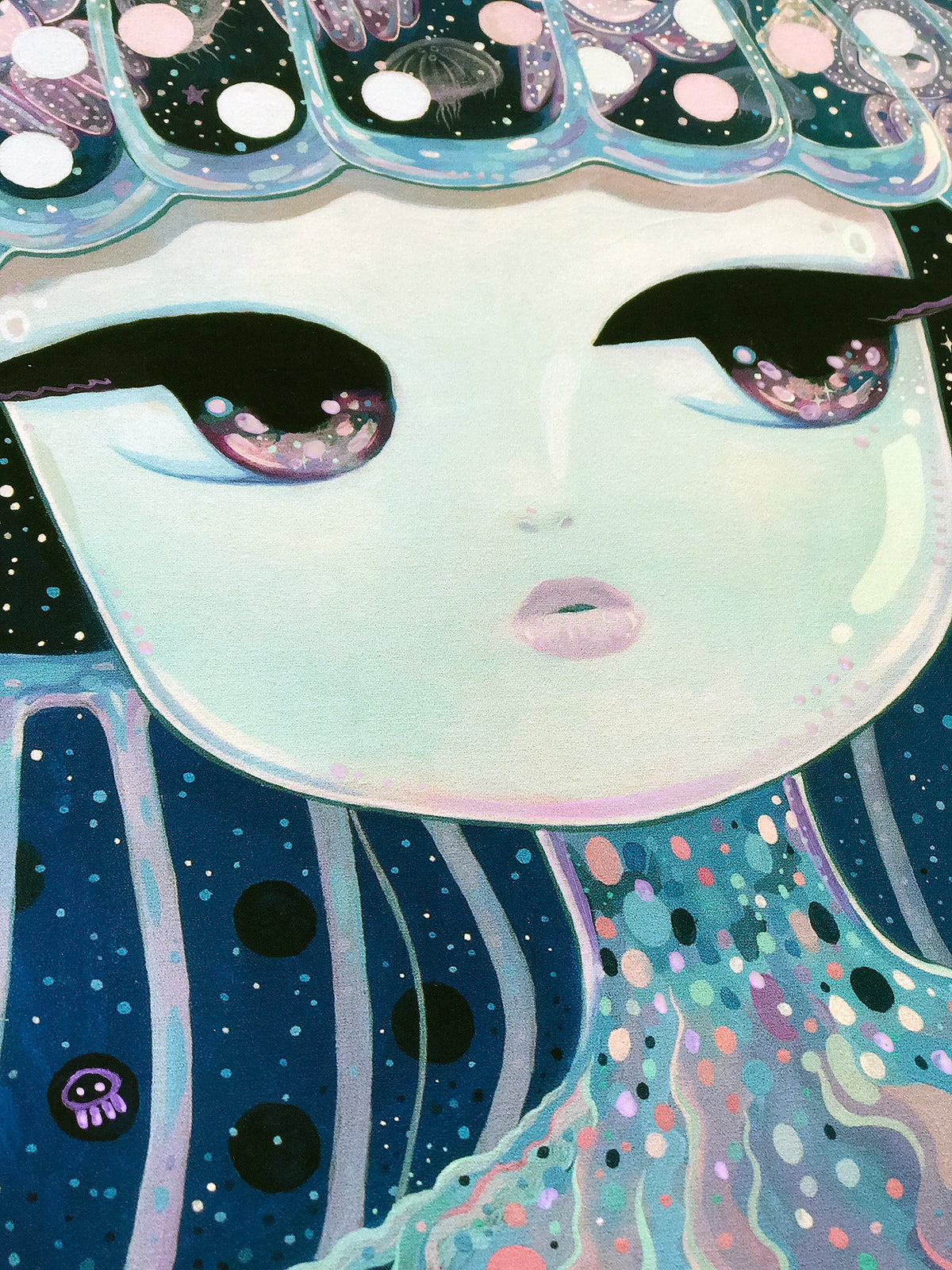 Stickymonger &quot;Sugar Water&quot; - Hand-Embellished Unique Print, #2/5 - 16 x 24&quot;