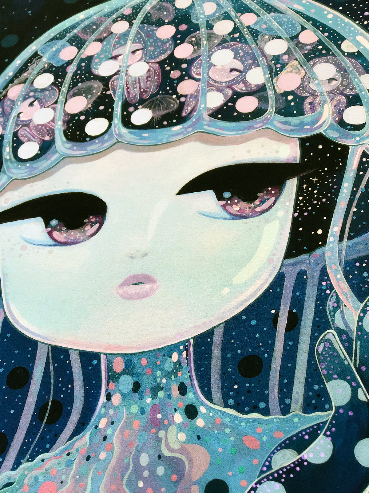 Stickymonger &quot;Sugar Water&quot; - Hand-Embellished Unique Print, #3/5 - 16 x 24&quot;