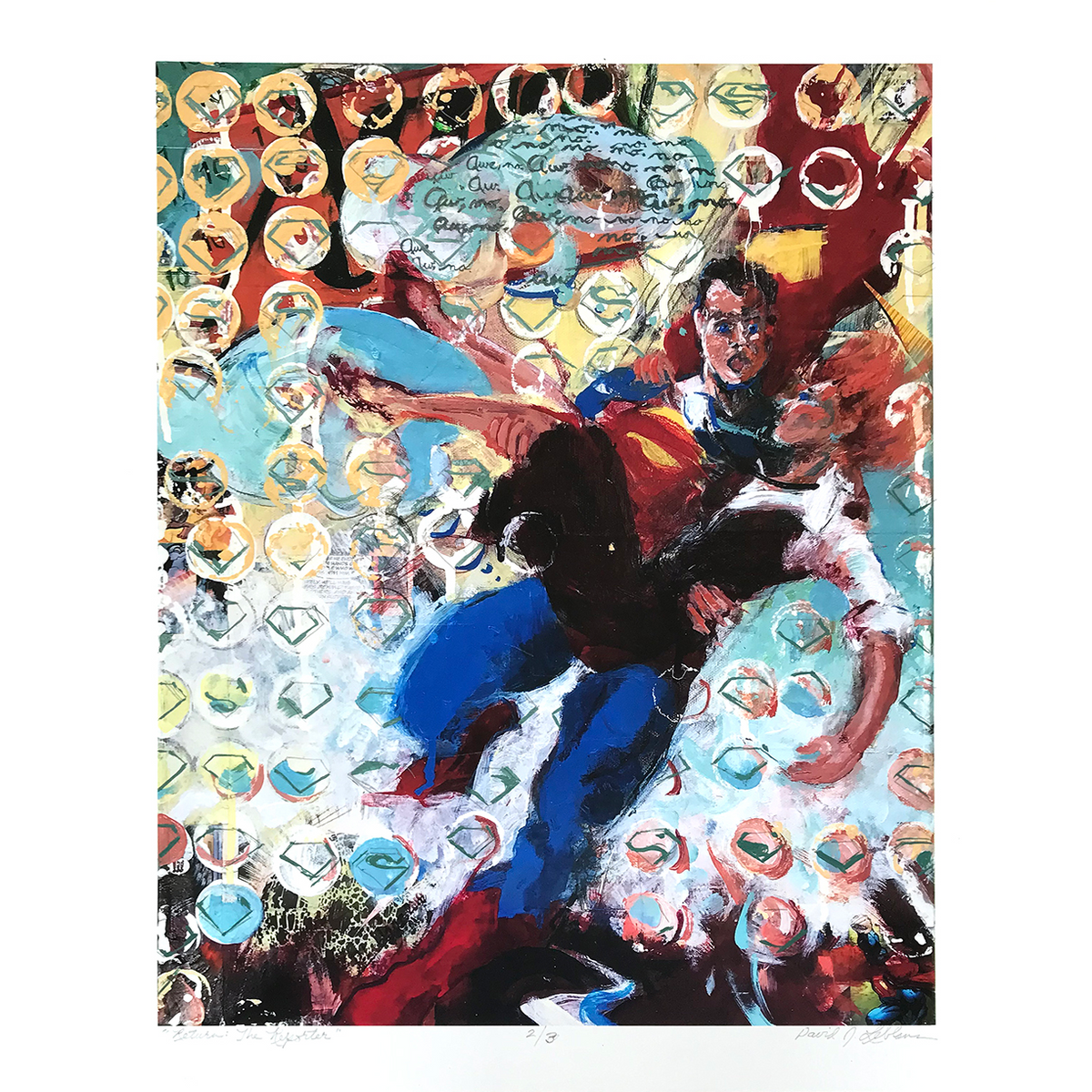 David J. Leblanc &quot;Return: The Reporter&quot; - Hand-Embellished Edition of 3 - 14 x 17&quot;