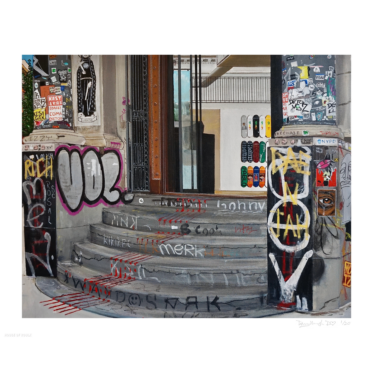 Daniel Loveridge &quot;Supreme, NYC&quot; - Archival Print, Limited Edition of 20 - 14 x 17&quot;