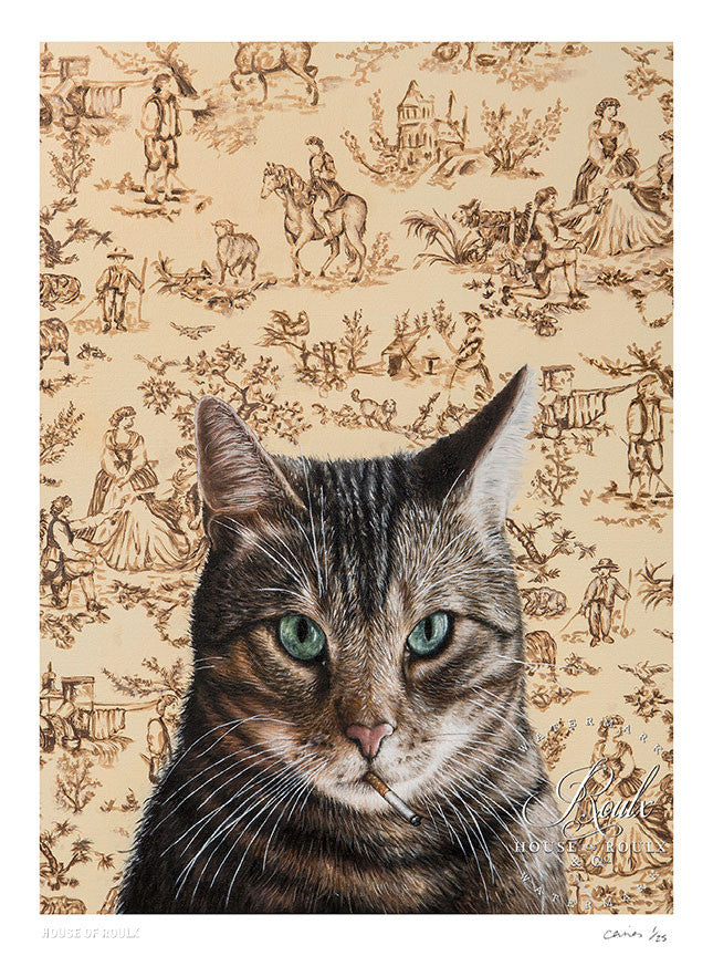 Michael Caines &quot;Chat de Marseille&quot; - Limited Edition, Archival Print
